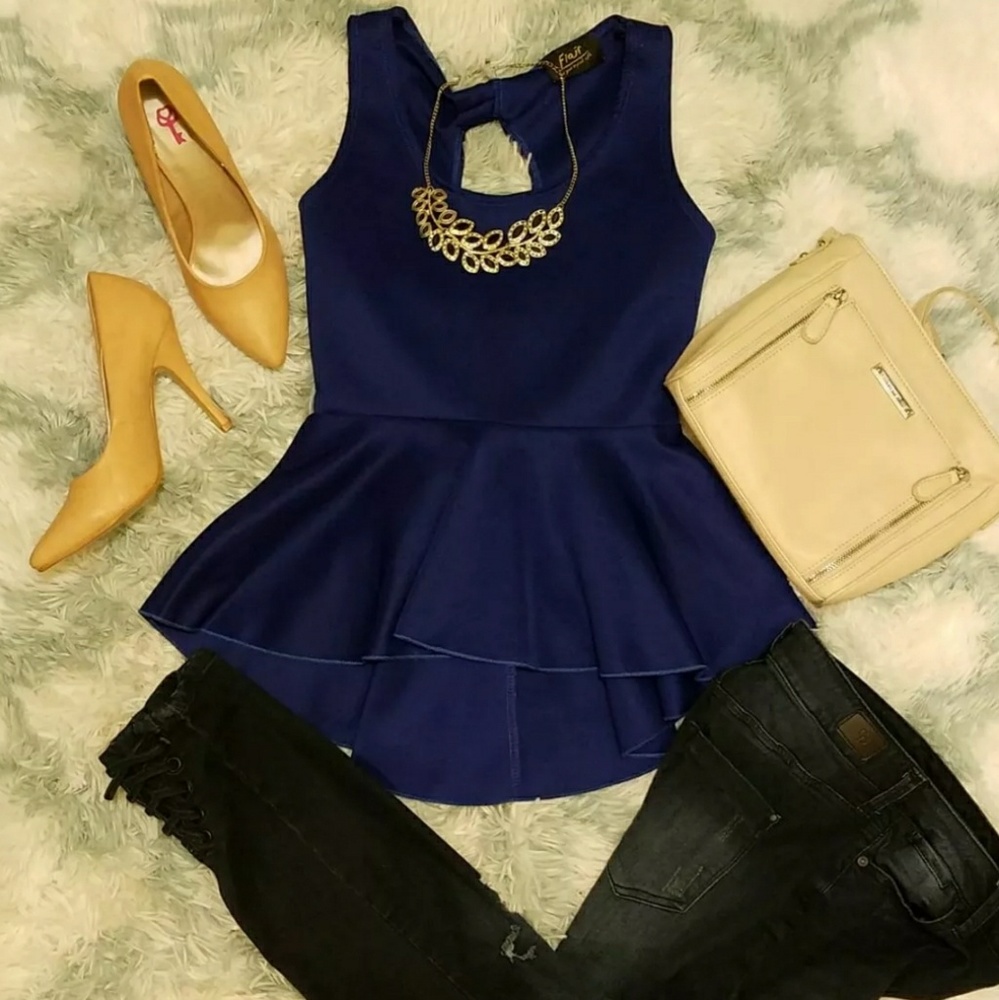 Long/short blouse
